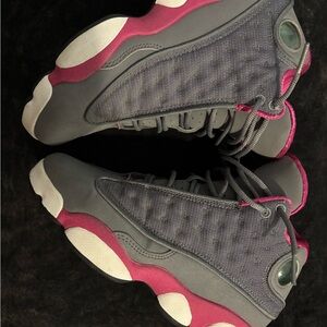 Stylish Gray and Pink Women's Sneakers